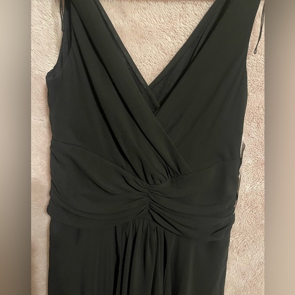 London Times Black Sheer Formal Dress size 6 - Picture 3 of 9